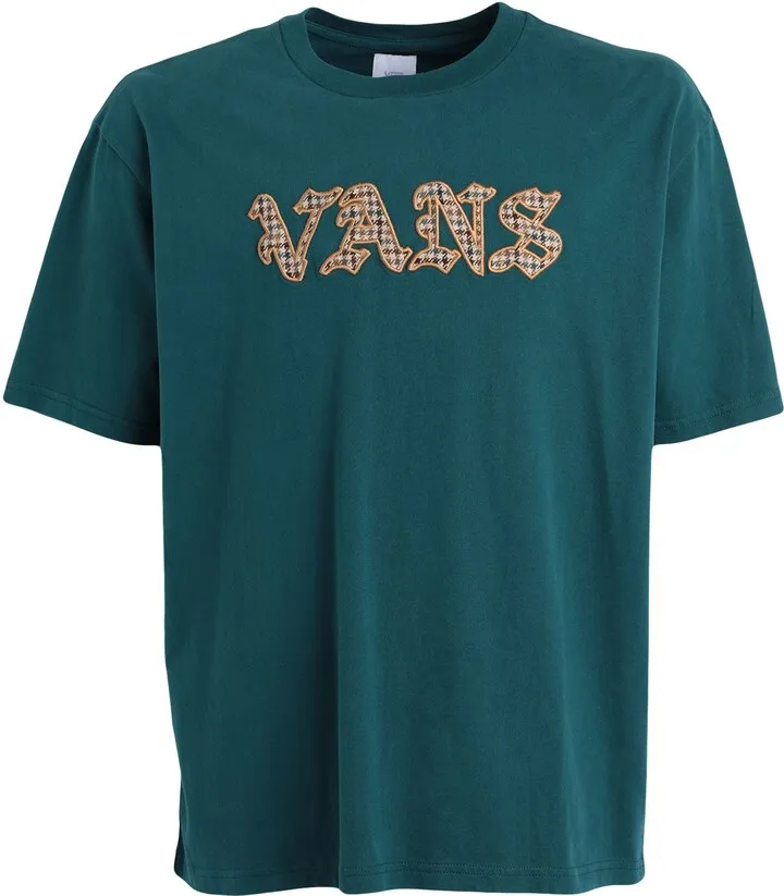Sheperds Check Ss Tee T-shirt Deep Jade