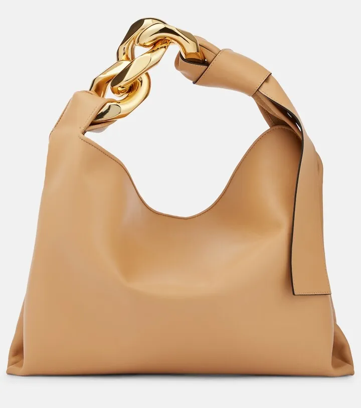 Chain Small leather shoulder bag