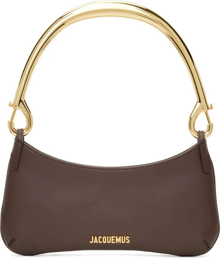 Jacquemus Brown Le Raphia 'Le Bisou Mousqueton' Bag