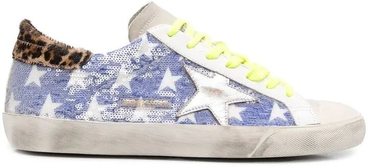 Multi-Print Low Top Sneakers