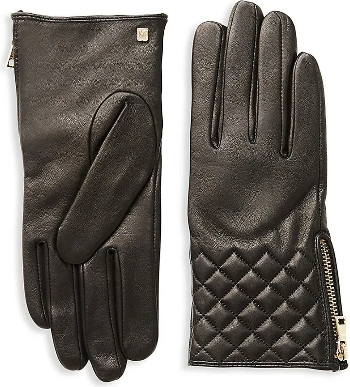Quilted Leather Gloves