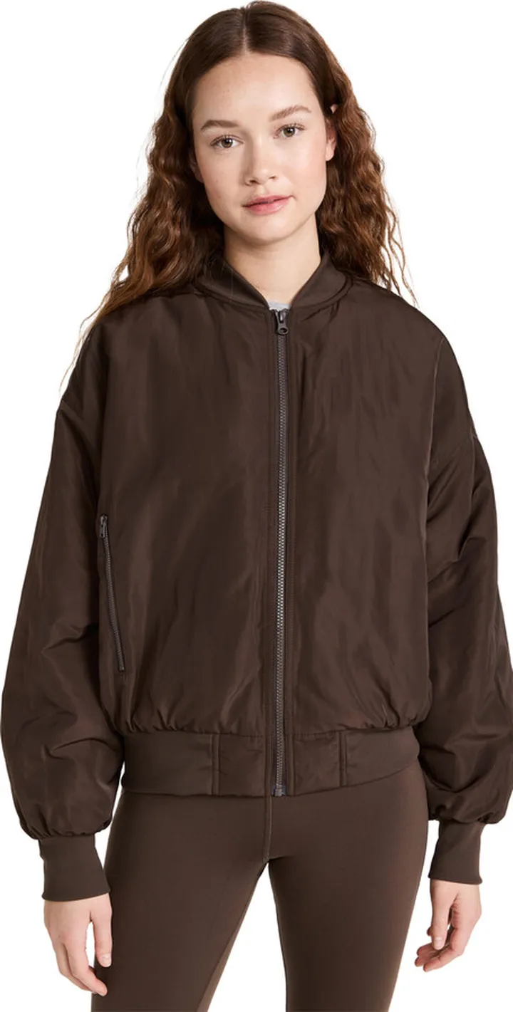 Alo Yoga Faux Fur Urbanite Bomber Jacket