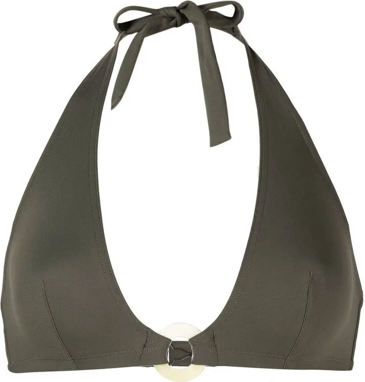 Aube halterneck bikini top