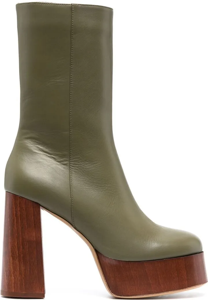 Rosie 120mm platform mid-calf boots