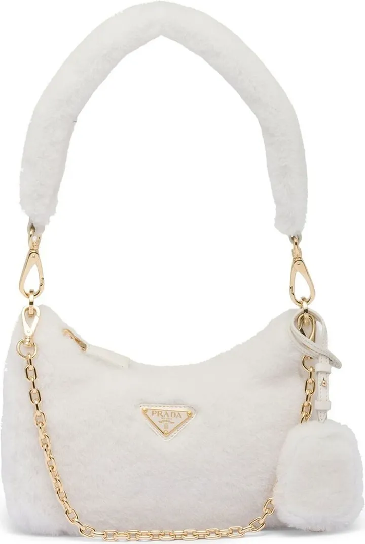 Mini Shearling Shoulder Bag