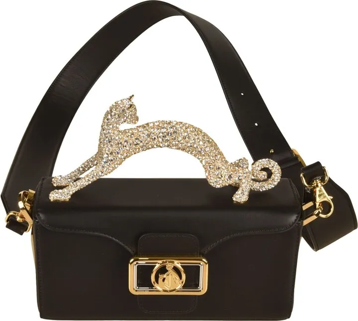 Pencil Chat Nano Strass Shoulder Bag