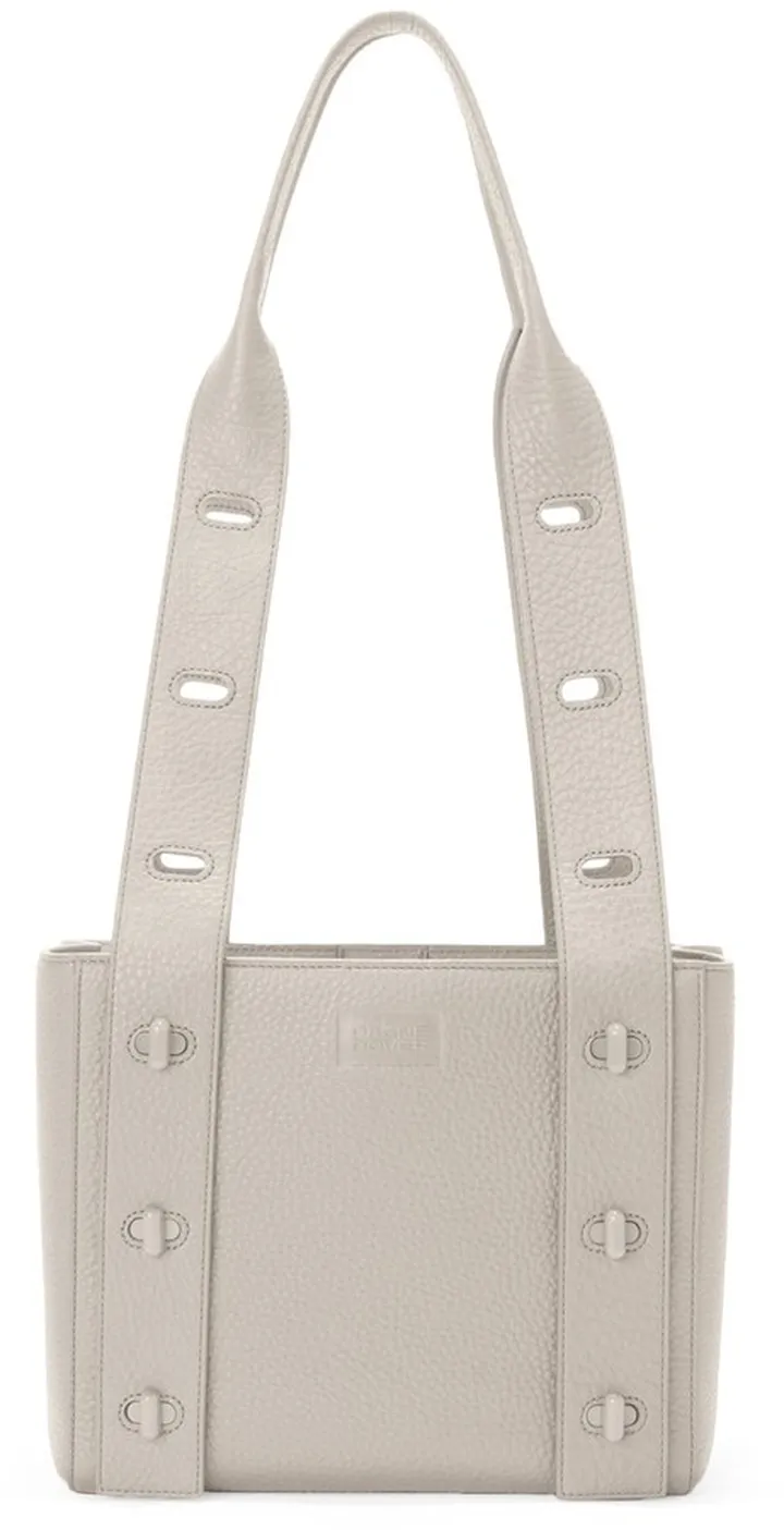 Tokyo Turnlock Pebble Leather Tote