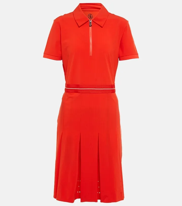 Jana pleated tennis minidress