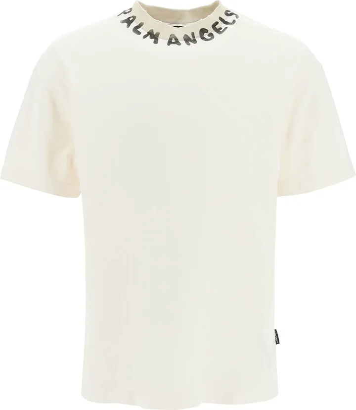Vintage-effect Logo Long Sleeve Shirt