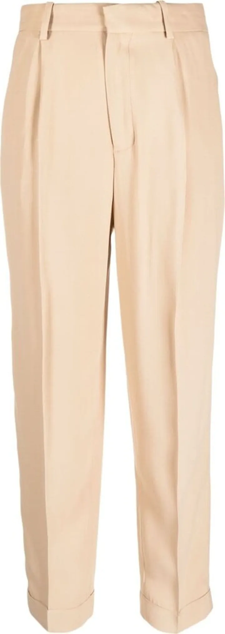 High-Waist Cropped Trousers