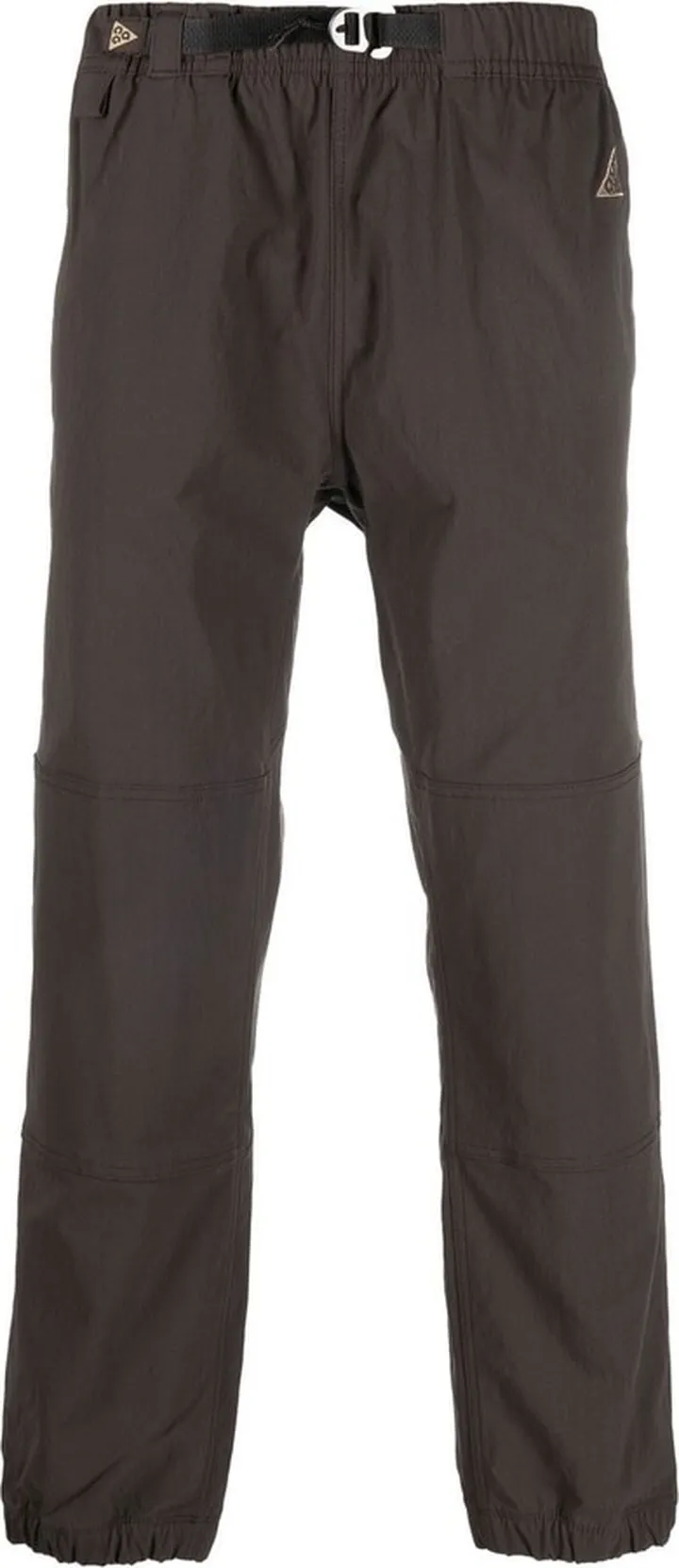 Embroidered-Logo Straight-Leg Trousers