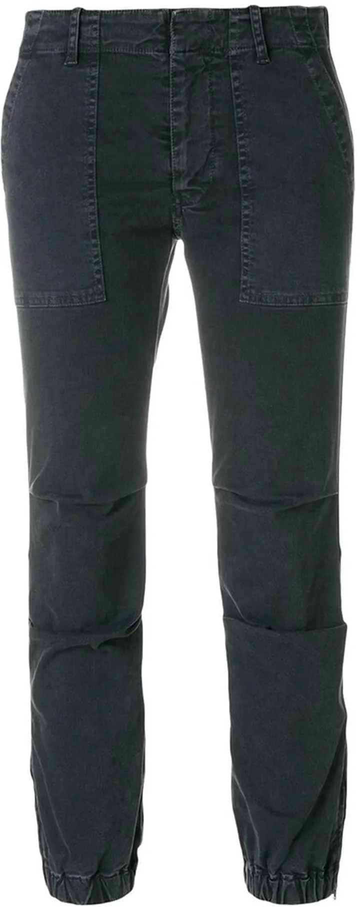 Cropped Fitted Trousers