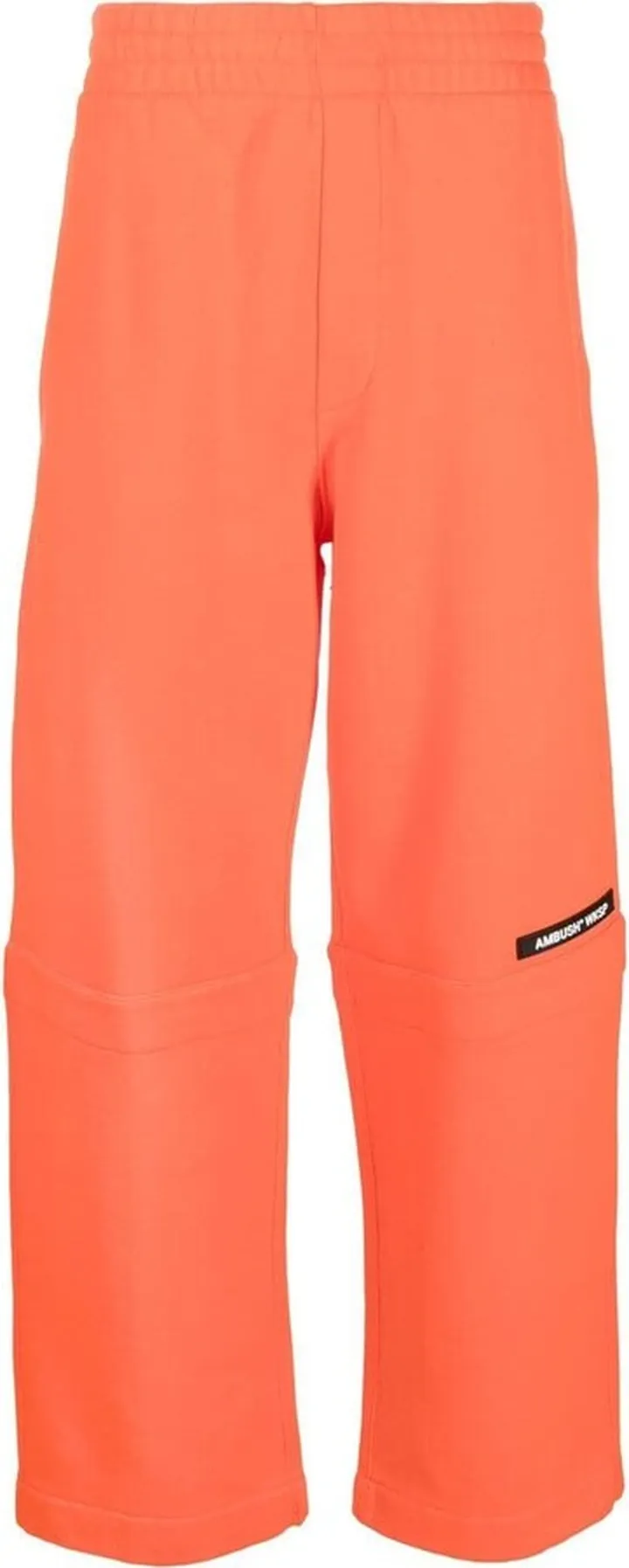 Panelled Straight-Leg Trousers