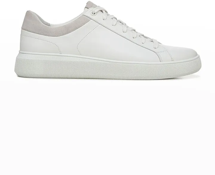 Men's Leather & Suede Low-Top Sneakers