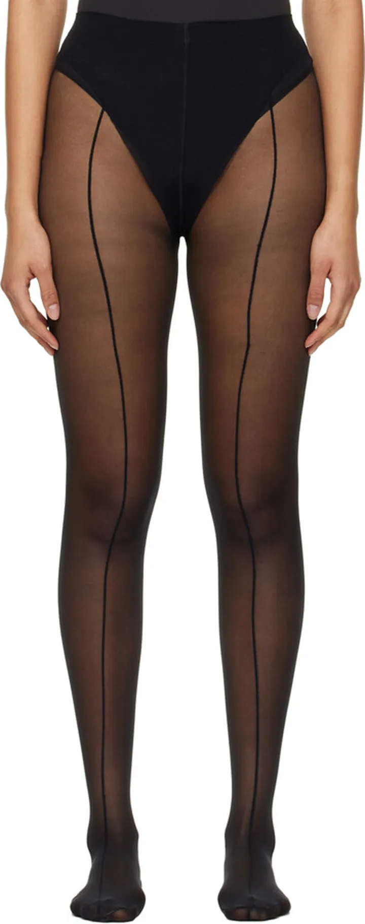 Wolford Black Mugler Edition A Tights