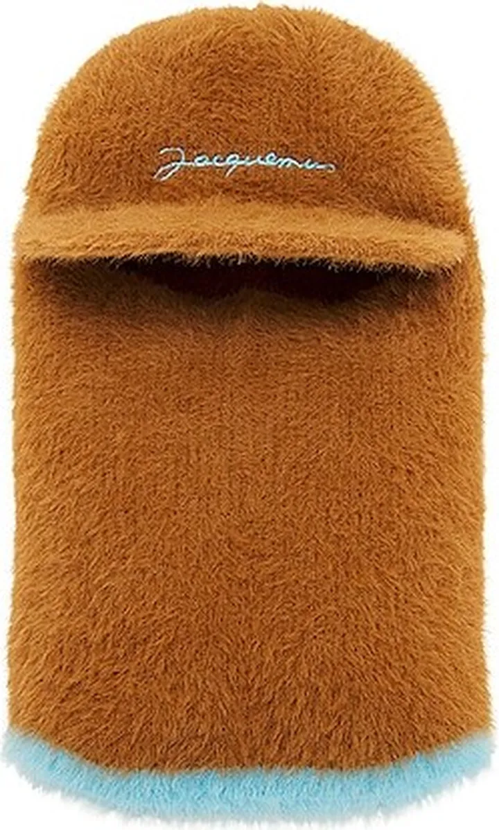 JACQUEMUS La Cagoule Casquette in Brown
