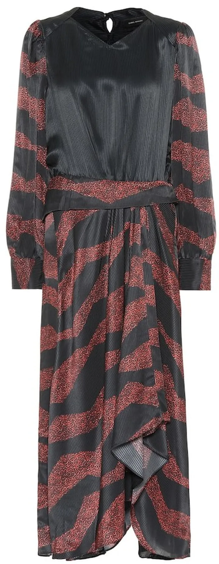 Romina printed silk-blend midi dress
