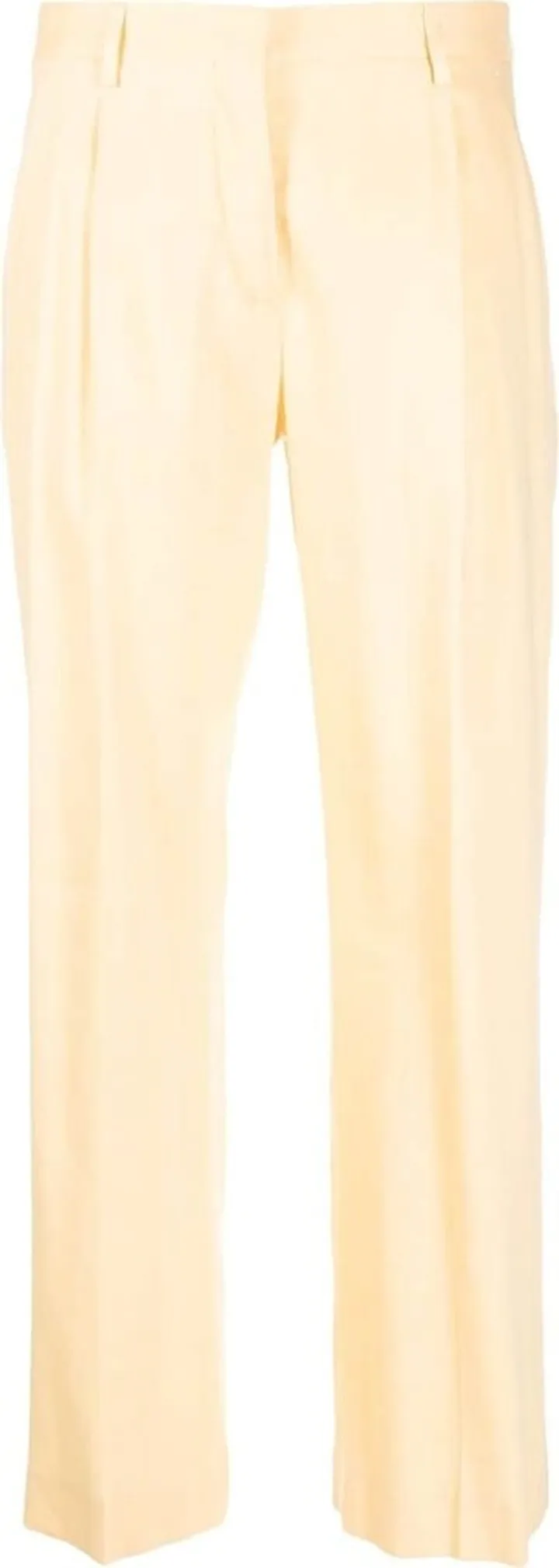 Straight-Leg Linen Trousers