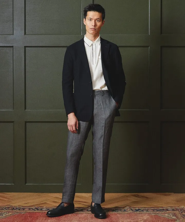 Knit Madison Sport Coat in Black