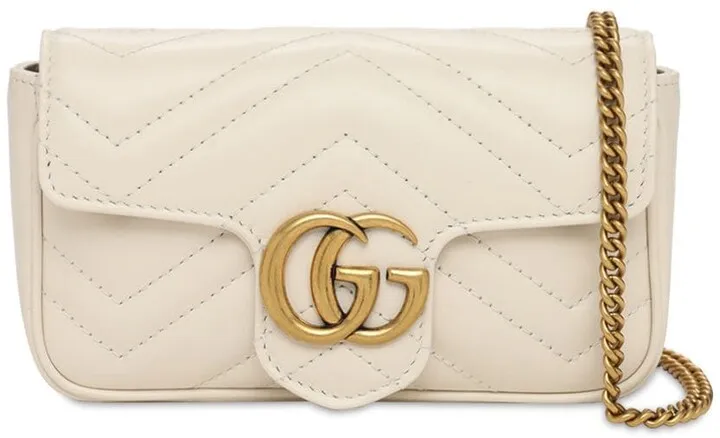 Supermini GG Marmont leather bag