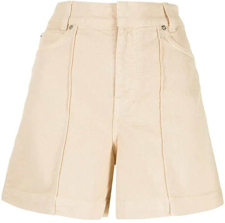 High-Waisted Denim Shorts