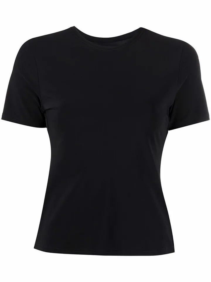 logo-print performance T-shirt