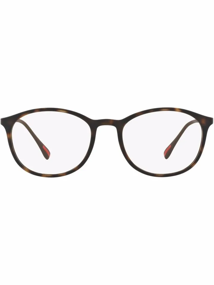 Tortoiseshell Metal-Arm Glasses
