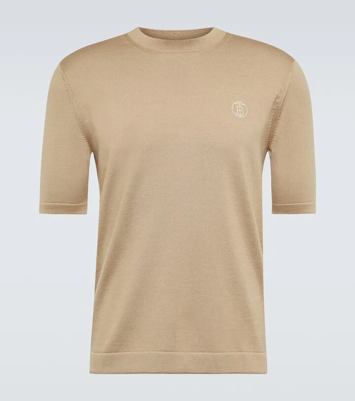 Wool-blend T-shirt