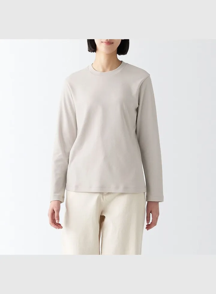 Interlock Crew Neck Long Sleeve T-Shirt