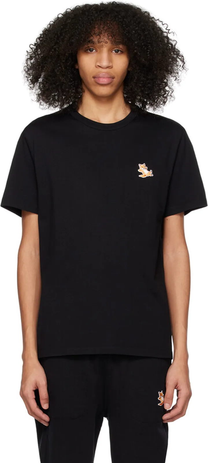 Maison Kitsuné Black Chillax Fox T-Shirt