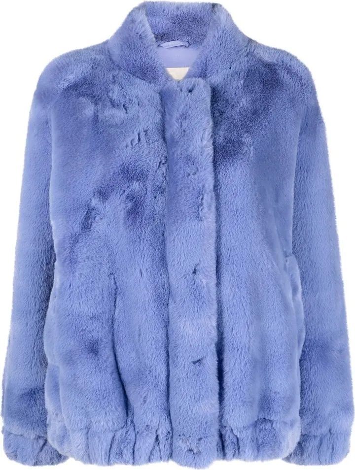 Faux-Fur Bomber Jacket