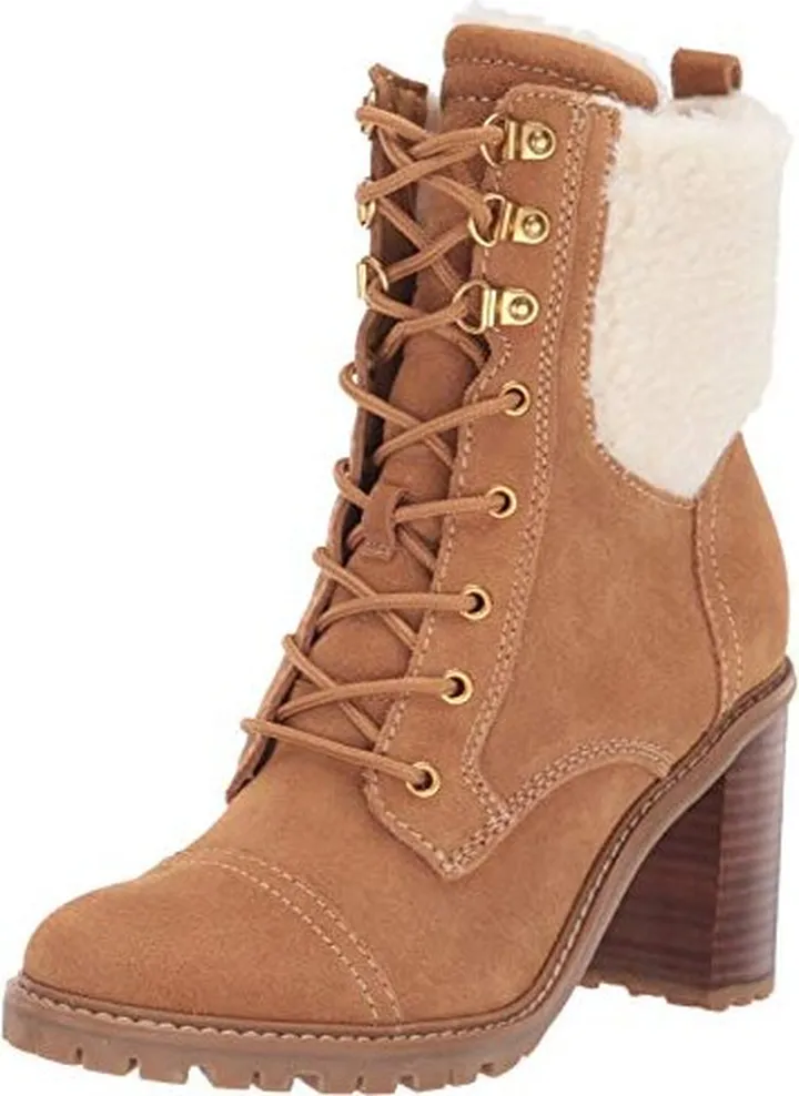 Nine West Women's Phaedra Lace-Up Combat Boot