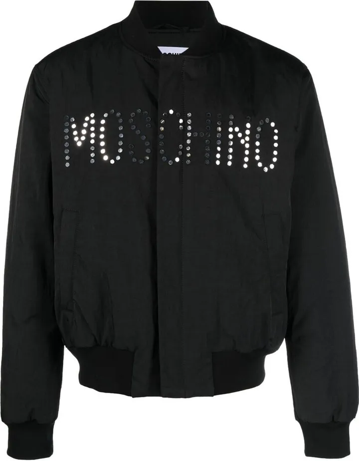 Logo-Detail Bomber Jacket