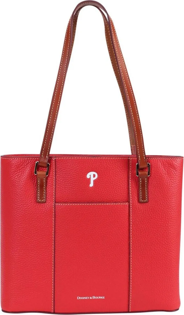 Women's Red Philadelphia Phillies Pebble Lexington Shopper Purse