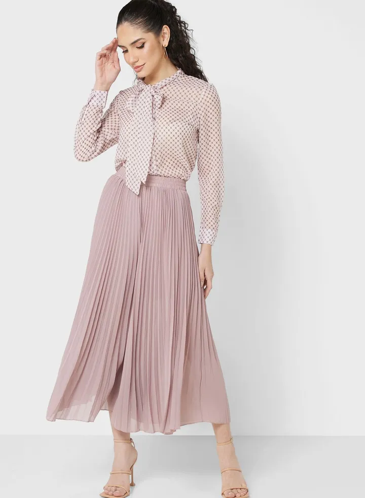 Pleated Pants