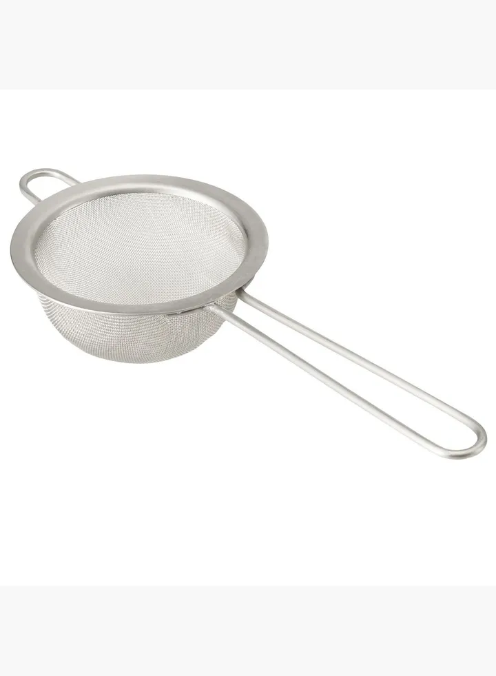 Stainless Steel Tea Strainer, W 7.5 x H 17.5 cm, Silver