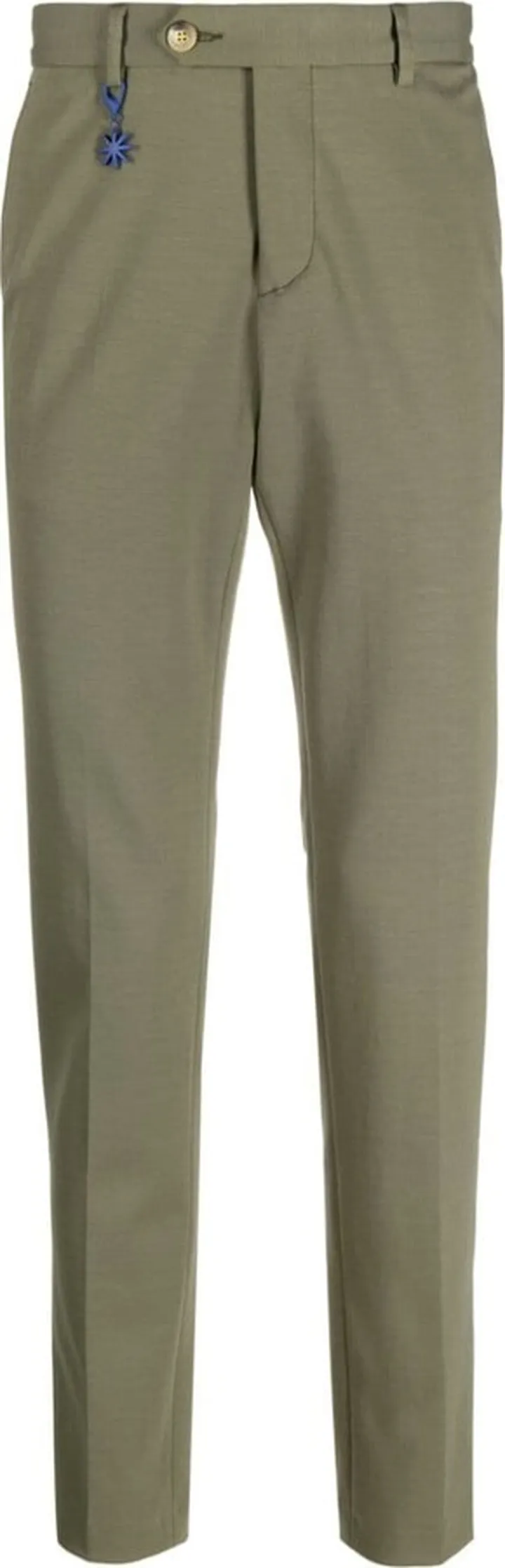 Pressed-Crease Tapered Trousers
