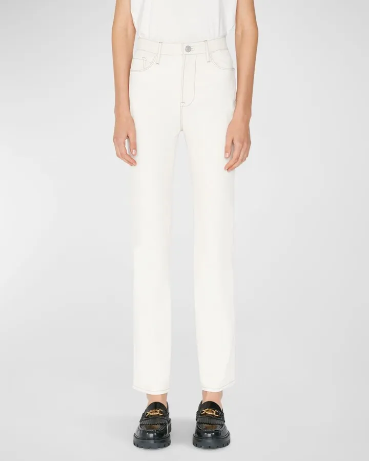 Le Super High Straight Leather Pants