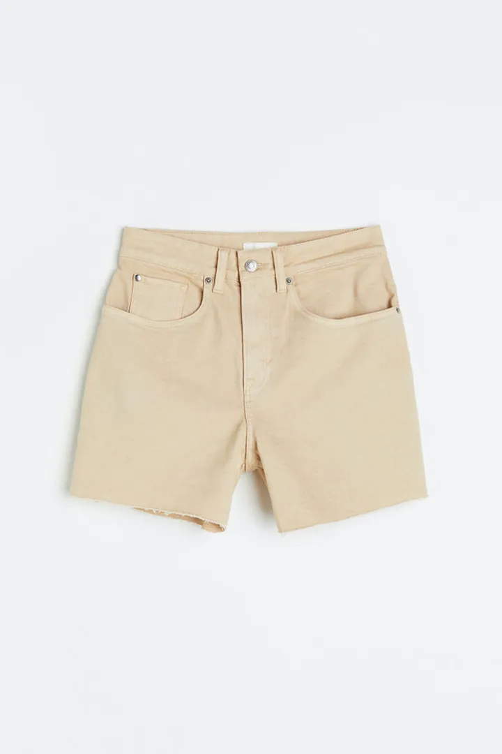 High Waist Denim Shorts