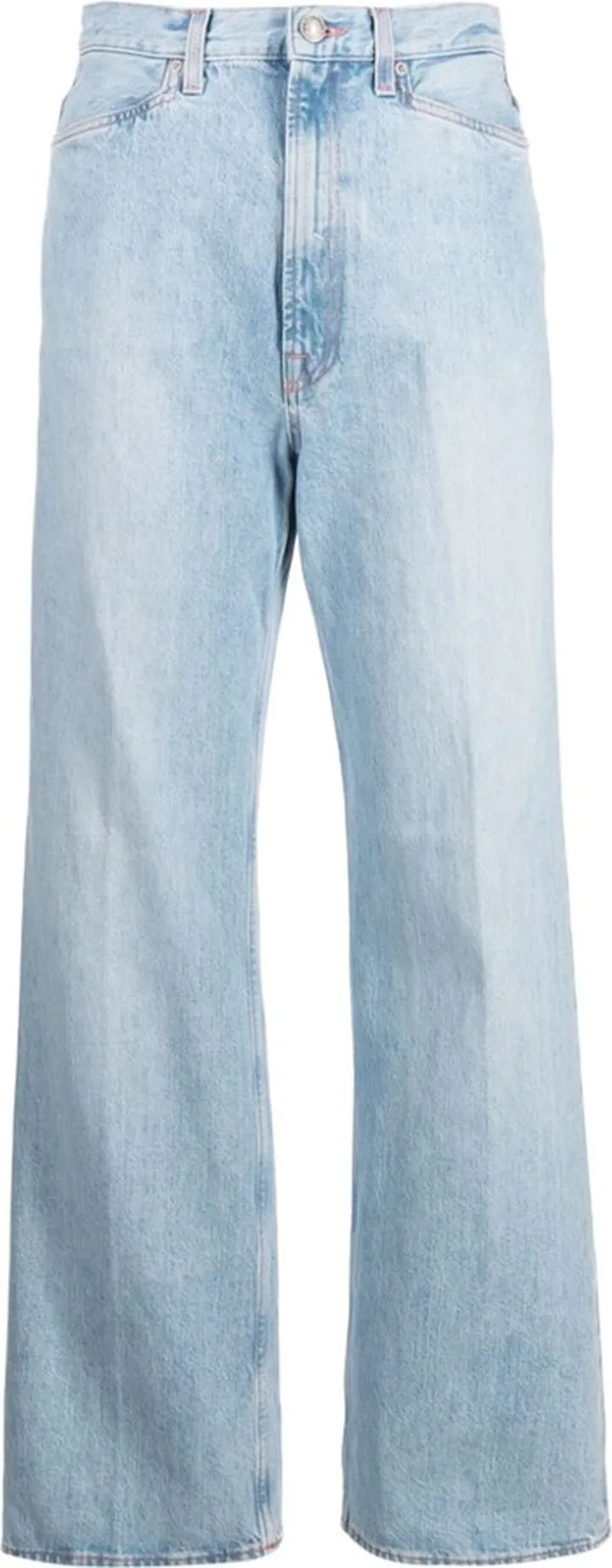 Mid-Rise Wide-Leg Jeans
