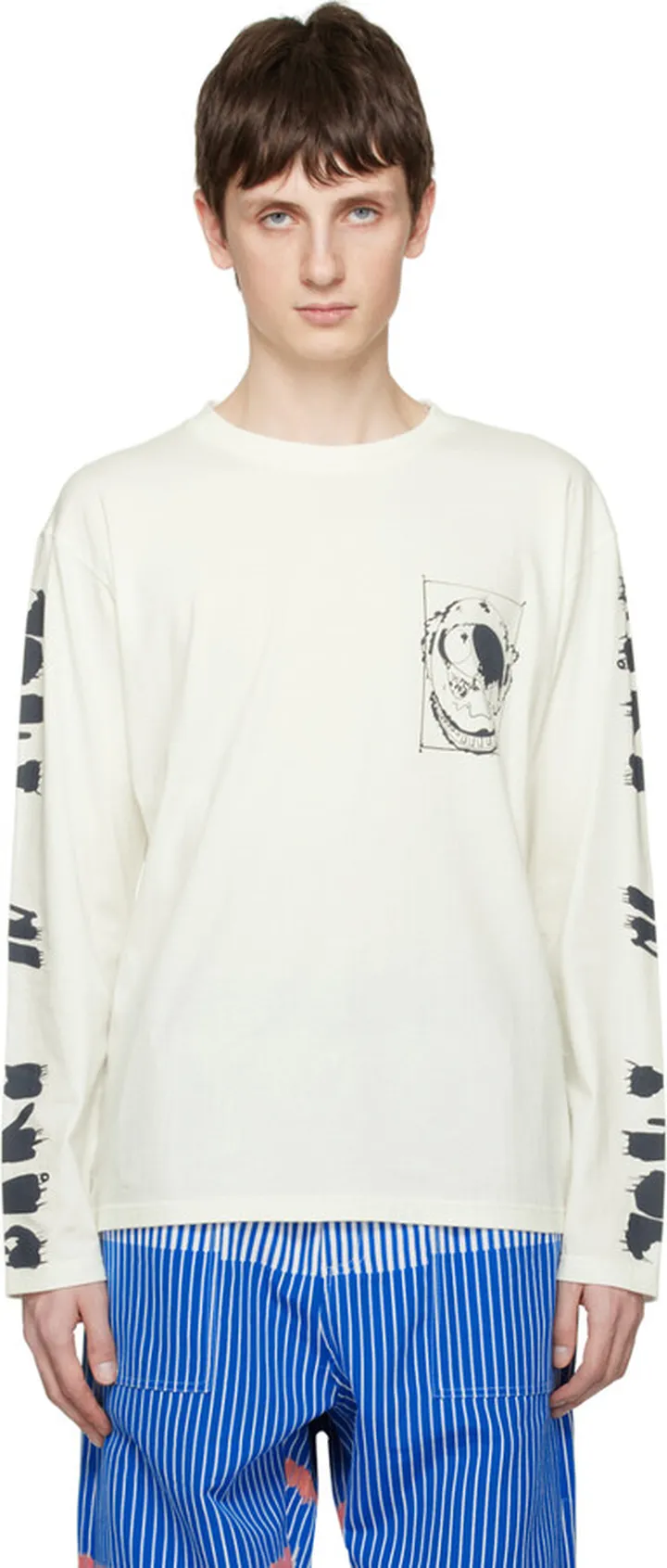 Henrik Vibskov Off-White Long Long Sleeve T-Shirt