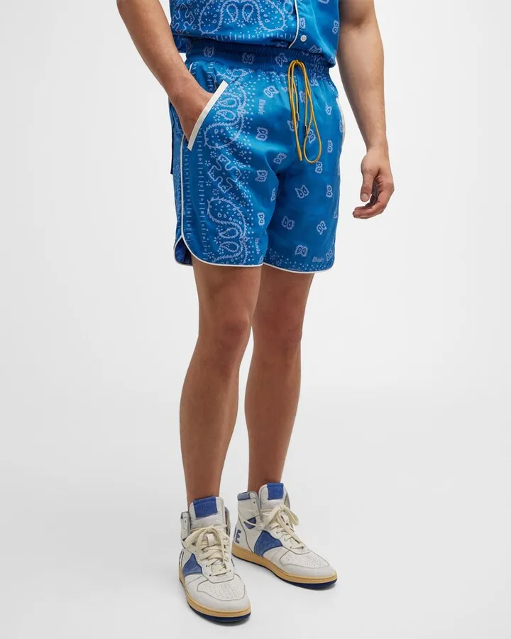Men's Bandana Track Shorts
