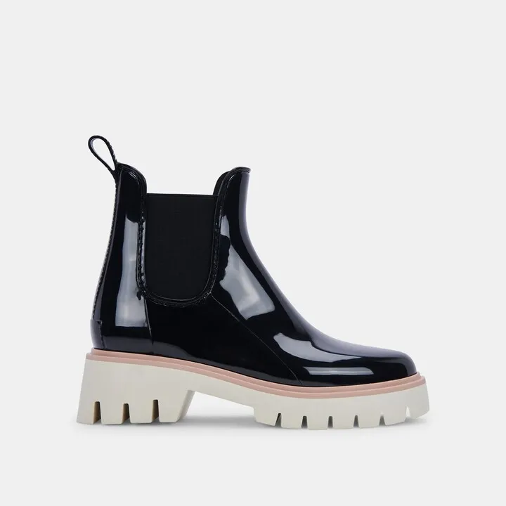 Thundr H2o Boots Black Patent Stella