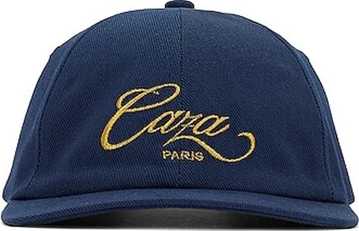 Casablanca Caza Embroidered Cap in Navy