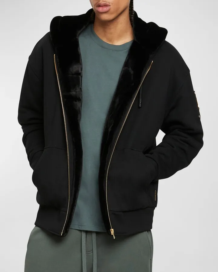 Men's Linden Bunny Icon Zip Hoodie