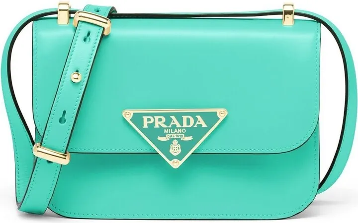 Emblème Saffiano leather shoulder bag