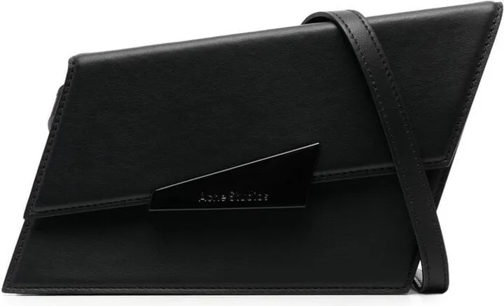 micro Distortion leather handbag