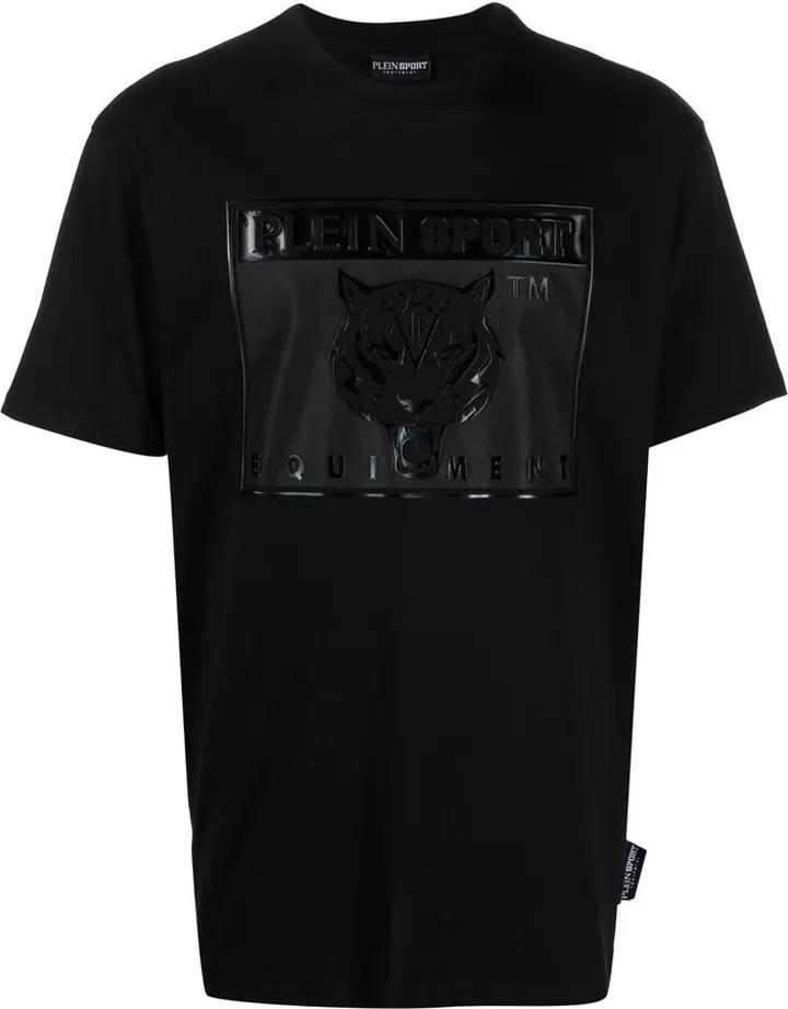 tiger-head logo-print T-shirt