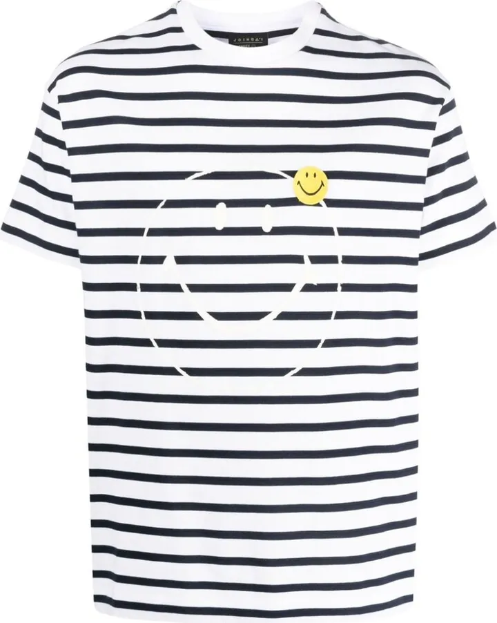 striped smiley T-shirt