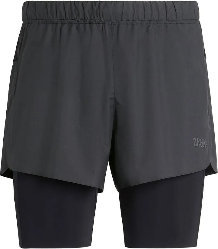 Overlaid Running Shorts